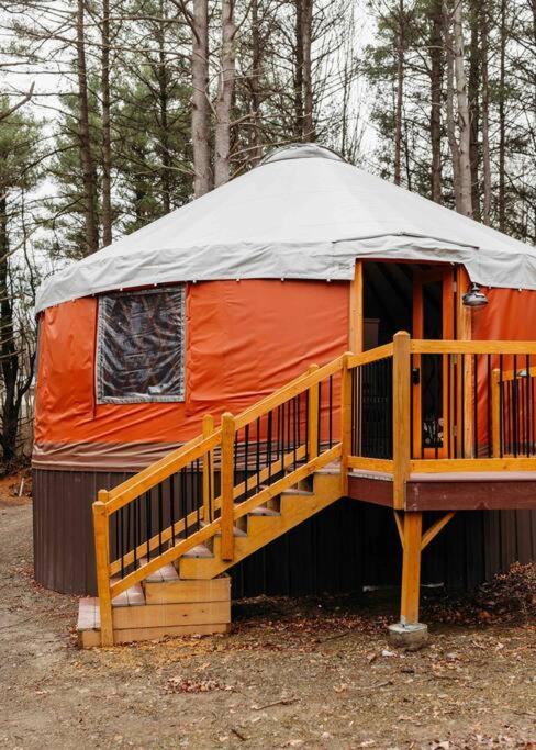 Heated & Ac Yurt Villa Penn Yan Bagian luar foto